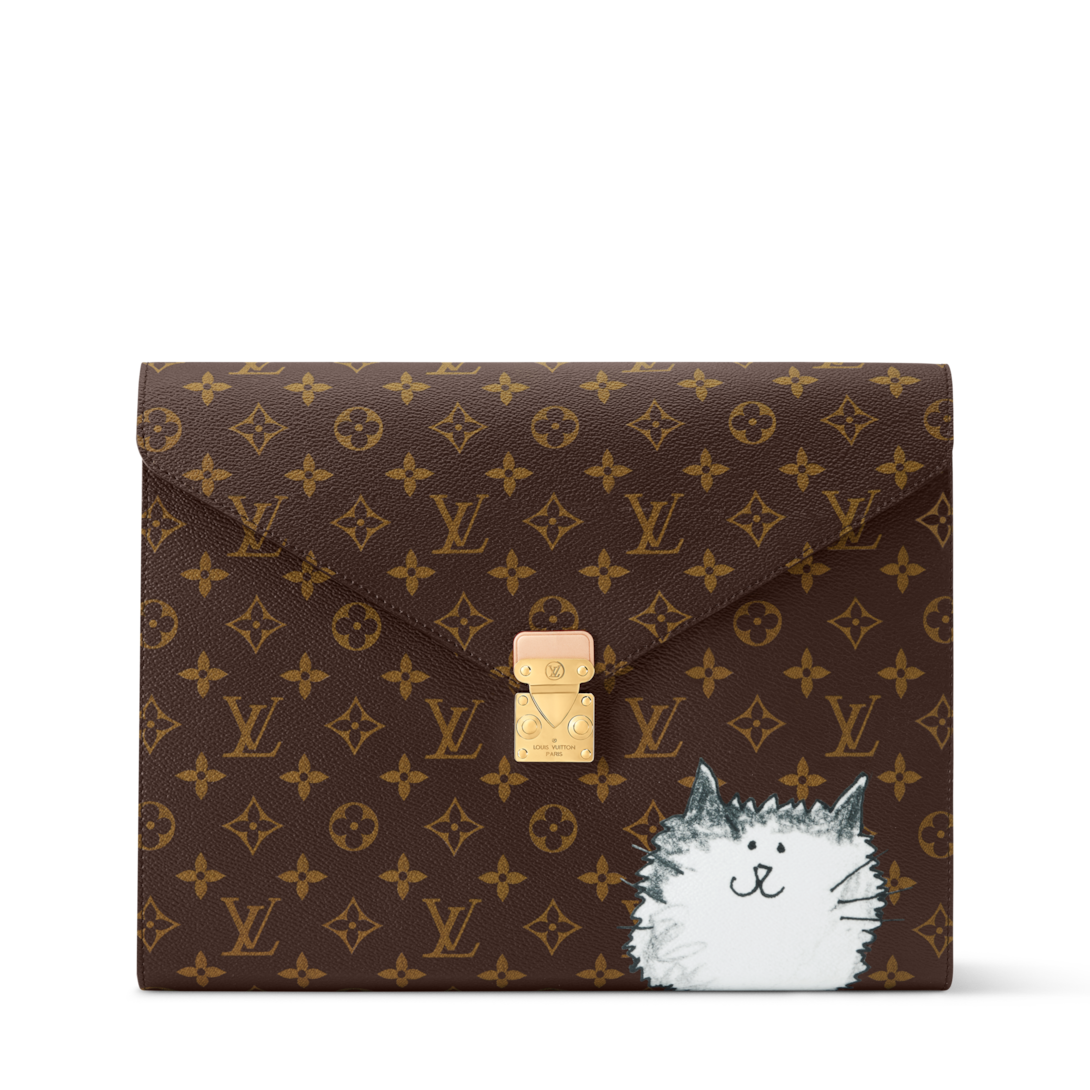 Louis Vuitton グラデーションノート Mark Folder Monogram Reverse Monogram Canvas - Library GI1138
